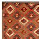 preview thumbnail 3 of 1, Afghan Hand-knotted Mimana Kilim Brown/ Pink Wool Rug (7'1 x 10'10) - 7'1" x 10'10"