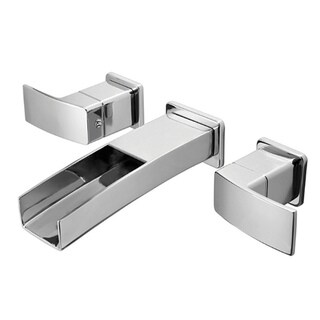 Price Pfister Polished Chrome Kenzo Double handle Wall Mount Bathroom Faucet Trim Price Pfister Utility Sinks & Faucets