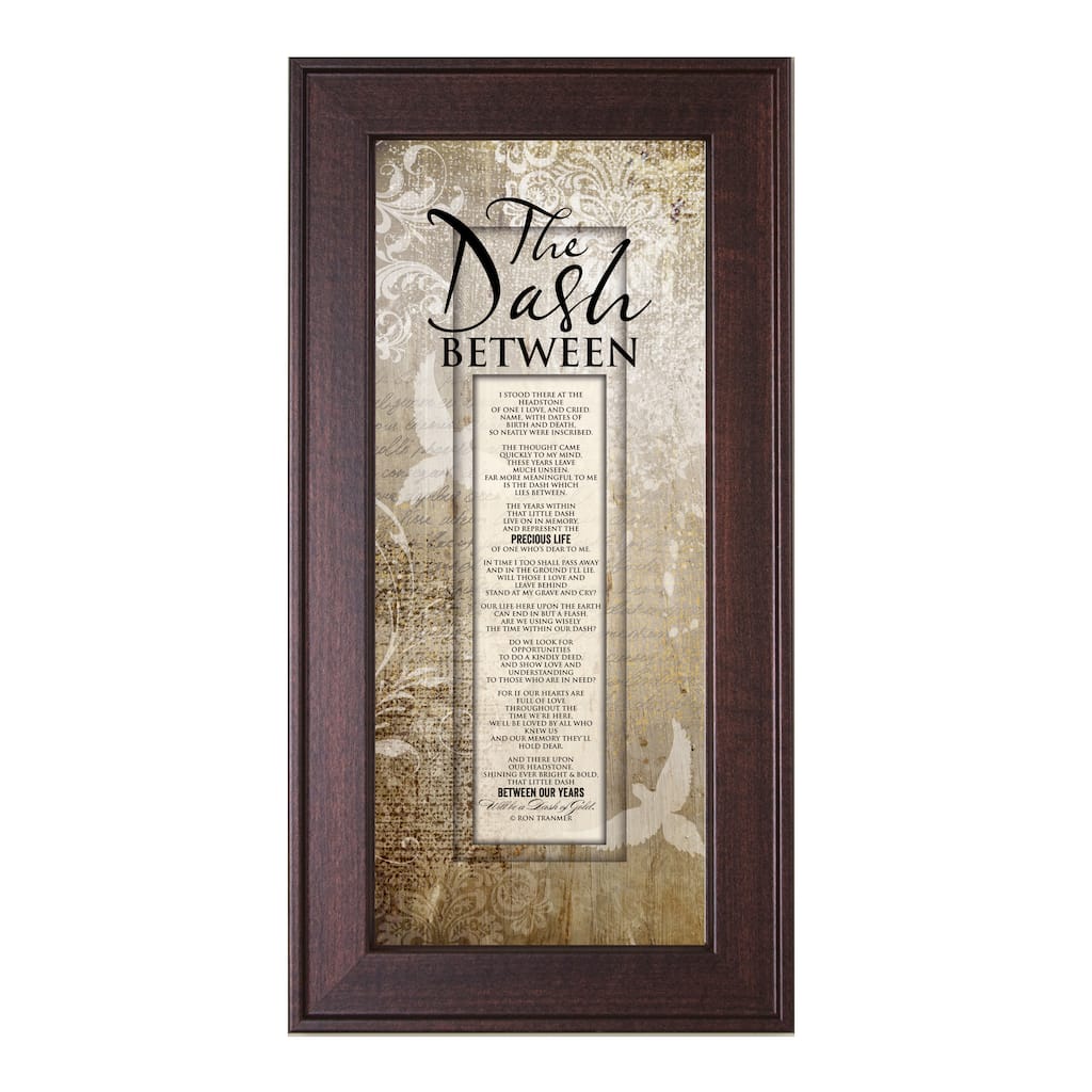 James Lawrence 'The Dash Between' Framed Wall Art