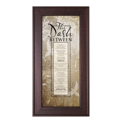 James Lawrence 'The Dash Between' Framed Wall Art