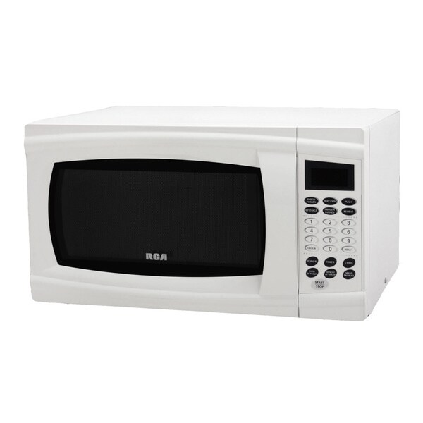 Shop RCA 1.1 Cubic Foot White Microwave - Free Shipping Today