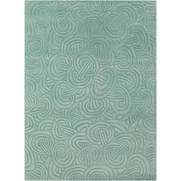 Artist's Loom Hand-tufted Contemporary Geometric Wool Rug (7'x10')