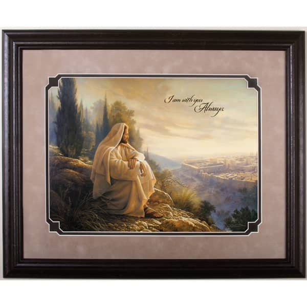 Greg Olsen 'O'Jerusalem' Framed Wall Art - Bed Bath & Beyond - 8087506