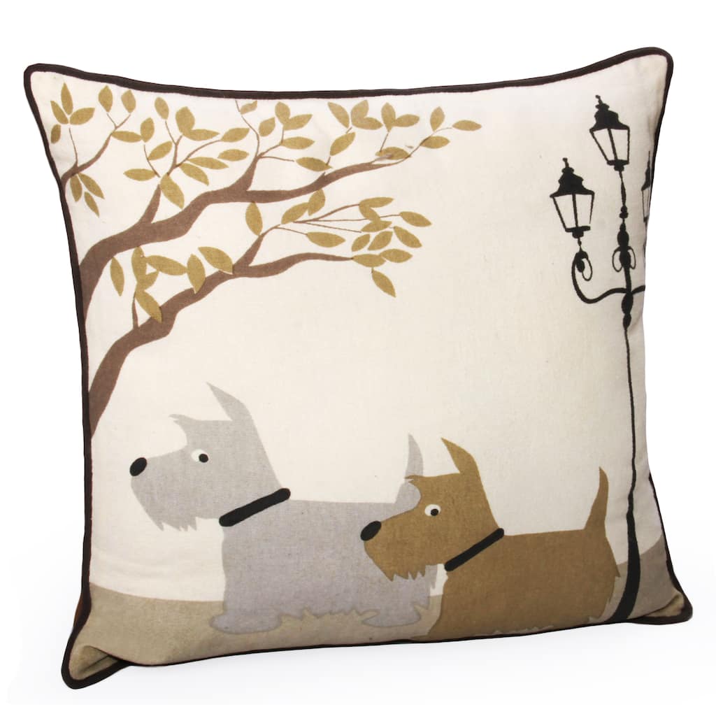 Jovi Home Scottie Dog Decorative Pillows