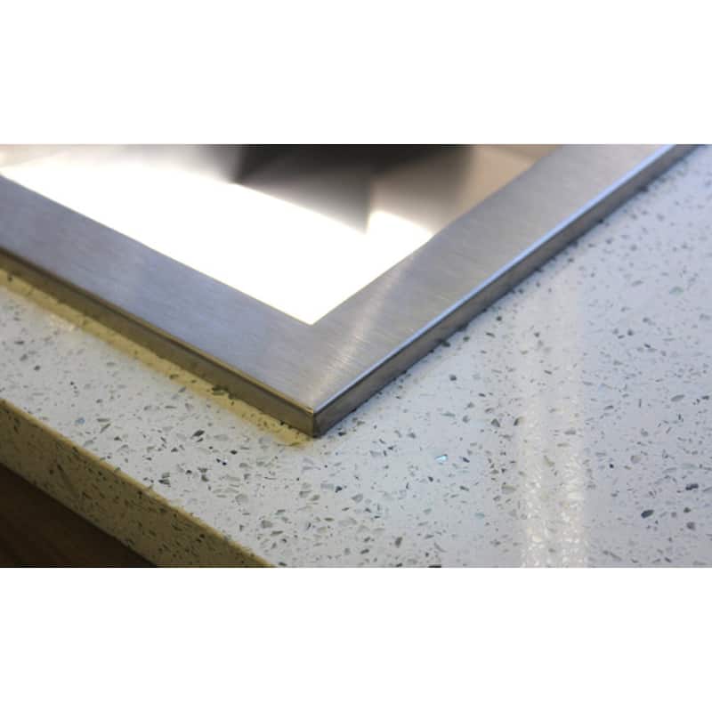 19-Inch 16 Gauge Stainless Steel Topmount Drop-In Kitchen Island Bar Sink