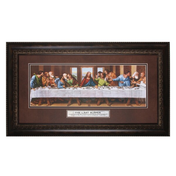 James Lawrence The Last Supper, The Lord Framed Wall Art  