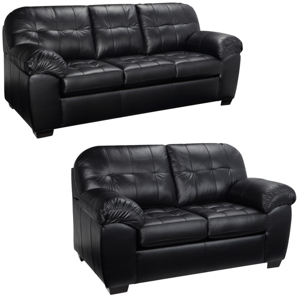 Image Result For Black Leather Couch Set Cheap