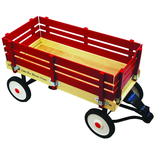 little wooden wagon