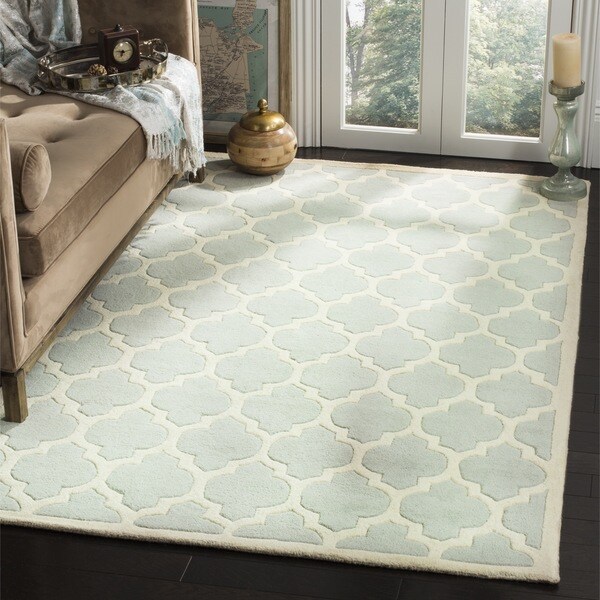 Safavieh Handmade Moroccan Chatham Grey Wool Rug - 8'9 x 12'