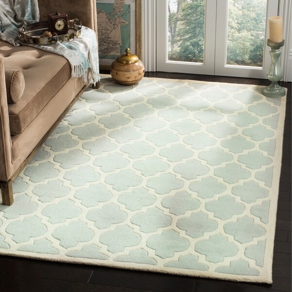 Safavieh Handmade Moroccan Chatham Grey Wool Rug - 8'9 x 12'