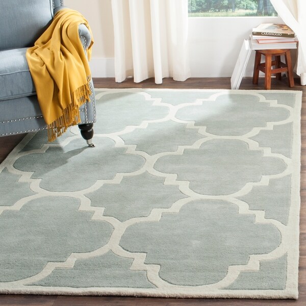 Safavieh Handmade Moroccan Chatham Grey Wool Rug - 8'9 x 12'