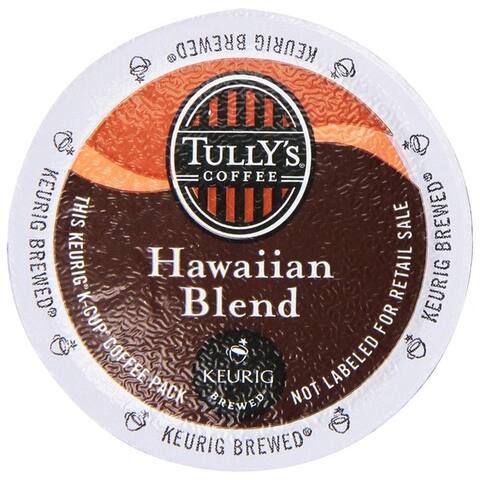 Tully's Coffee Hawaiian Blend K-Cups for Keurig Brewers