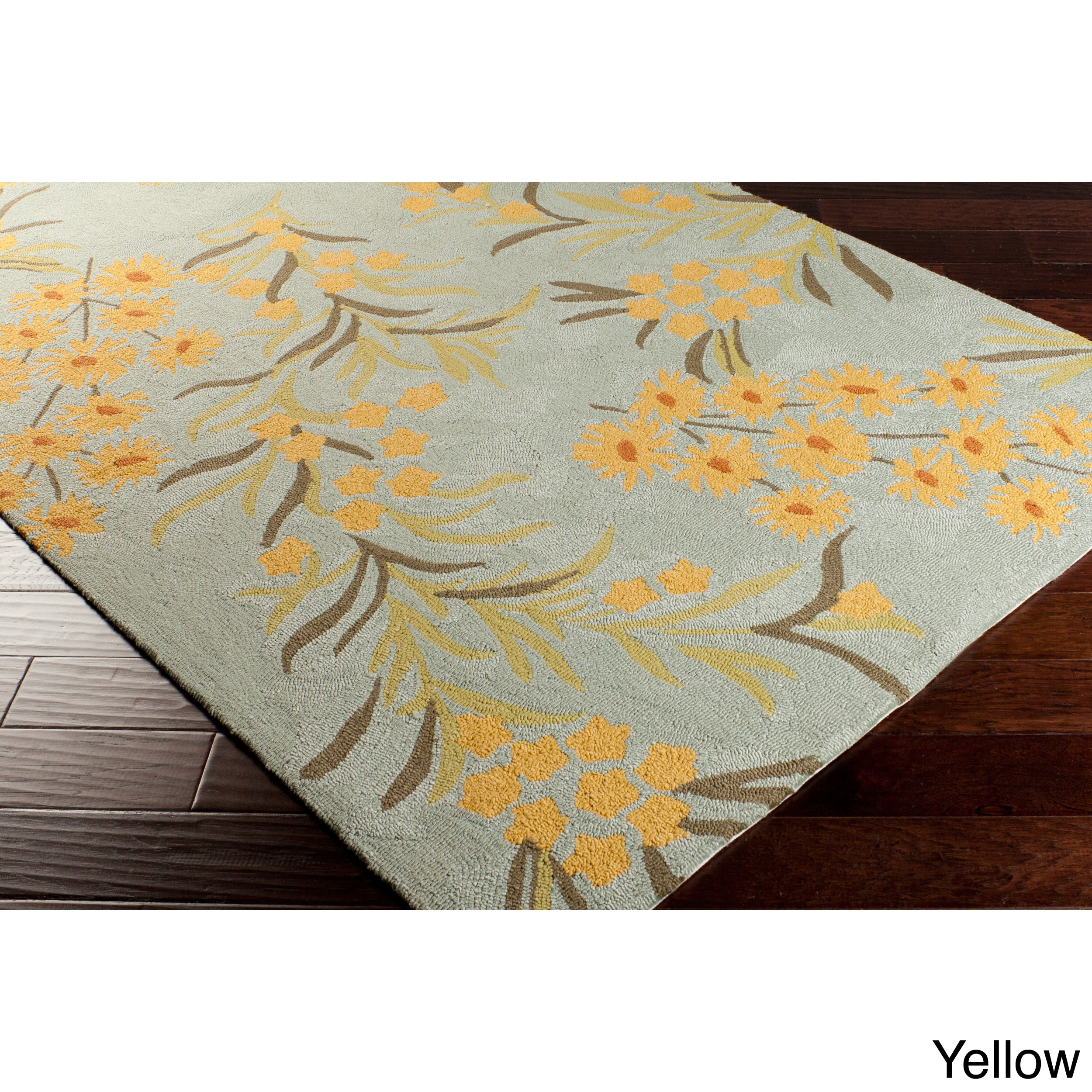 Hand hooked Paule Marrot Cannes Floral Indoor/outdoor Area Rug (8 X 10)