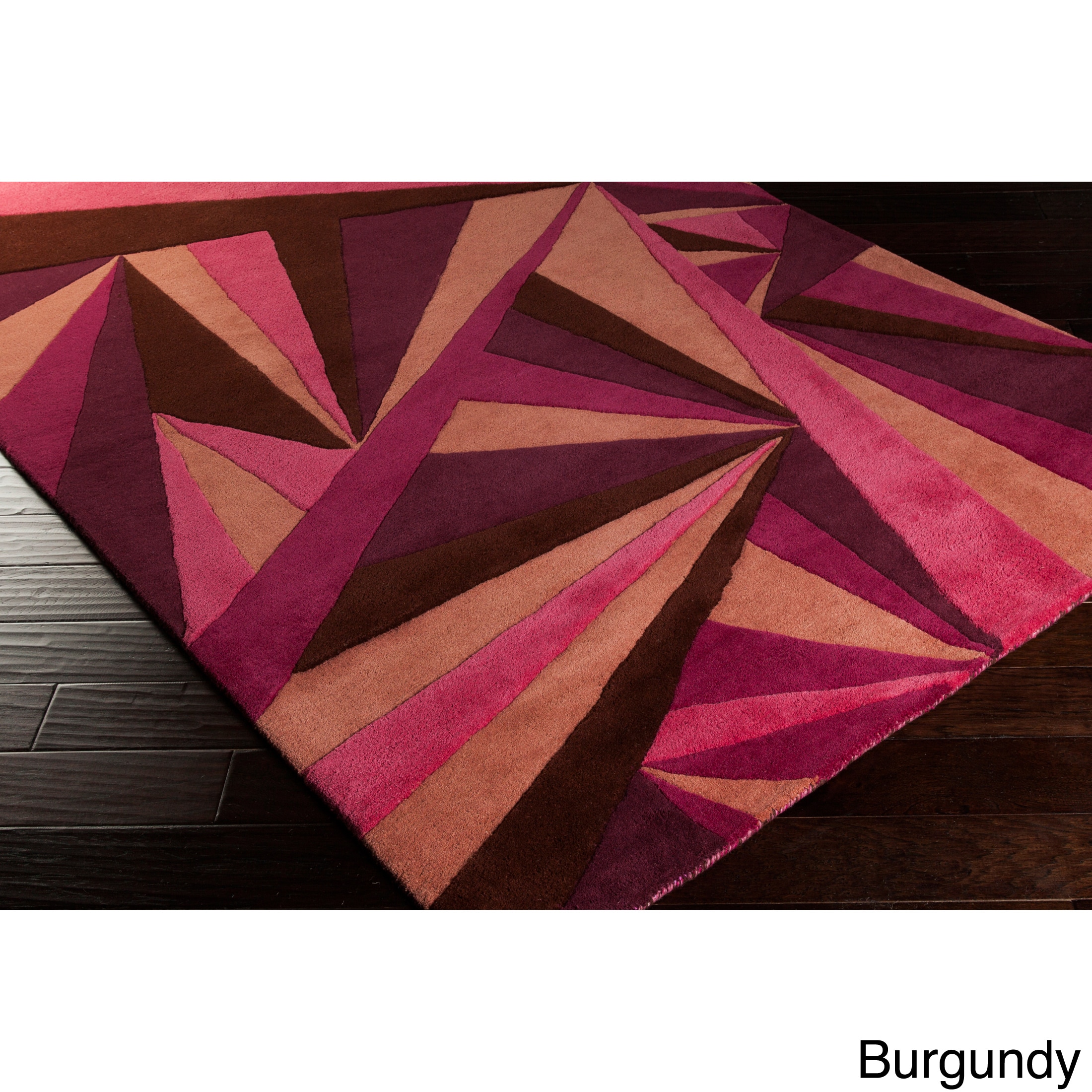 Surya Hand tufted Malene B Destinations Area Rug (8 X 11) Burgundy Size 8 x 11