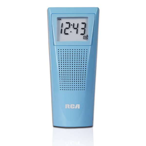 RCA Blue Bathroom Clock Radio