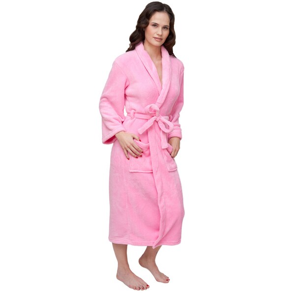 Pink Women's Signature Plush Marshmallow Bathrobe