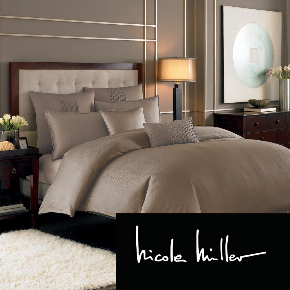 Nicole Miller Currents Driftwood Duvet Cover