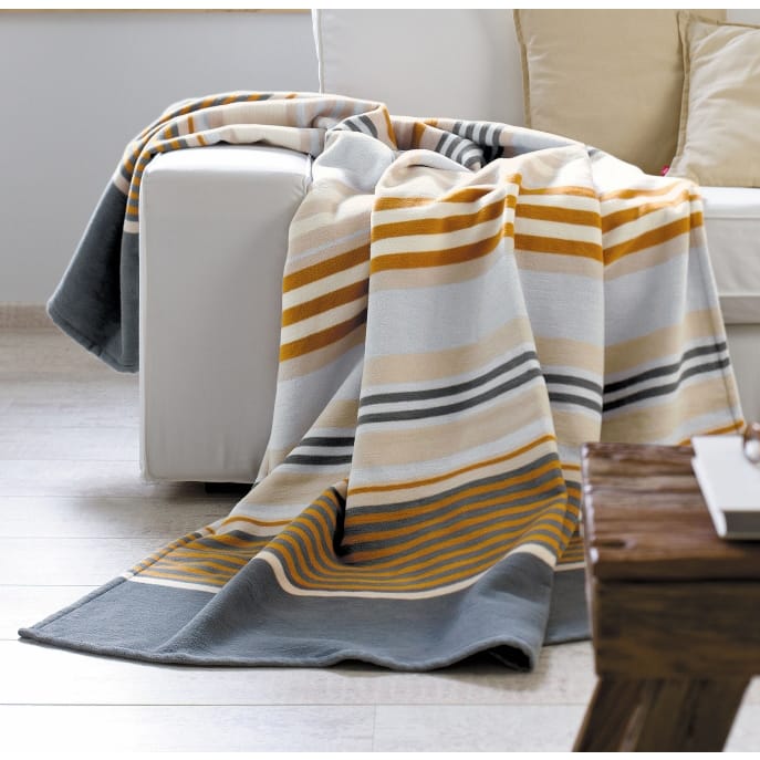 Solare Cotton Pure Mix Stripes Oversize Throw
