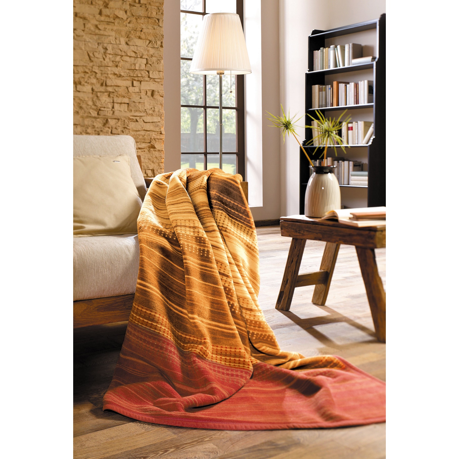 Sorrento Gaucho Desert Oversize Throw (MultiMaterials 60 percent cotton/33 percent acrylic/7 percent polyesterCare instructions Machine washableDimensions 60 inches wide x 80 inches longThe digital images we display have the most accurate color possibl