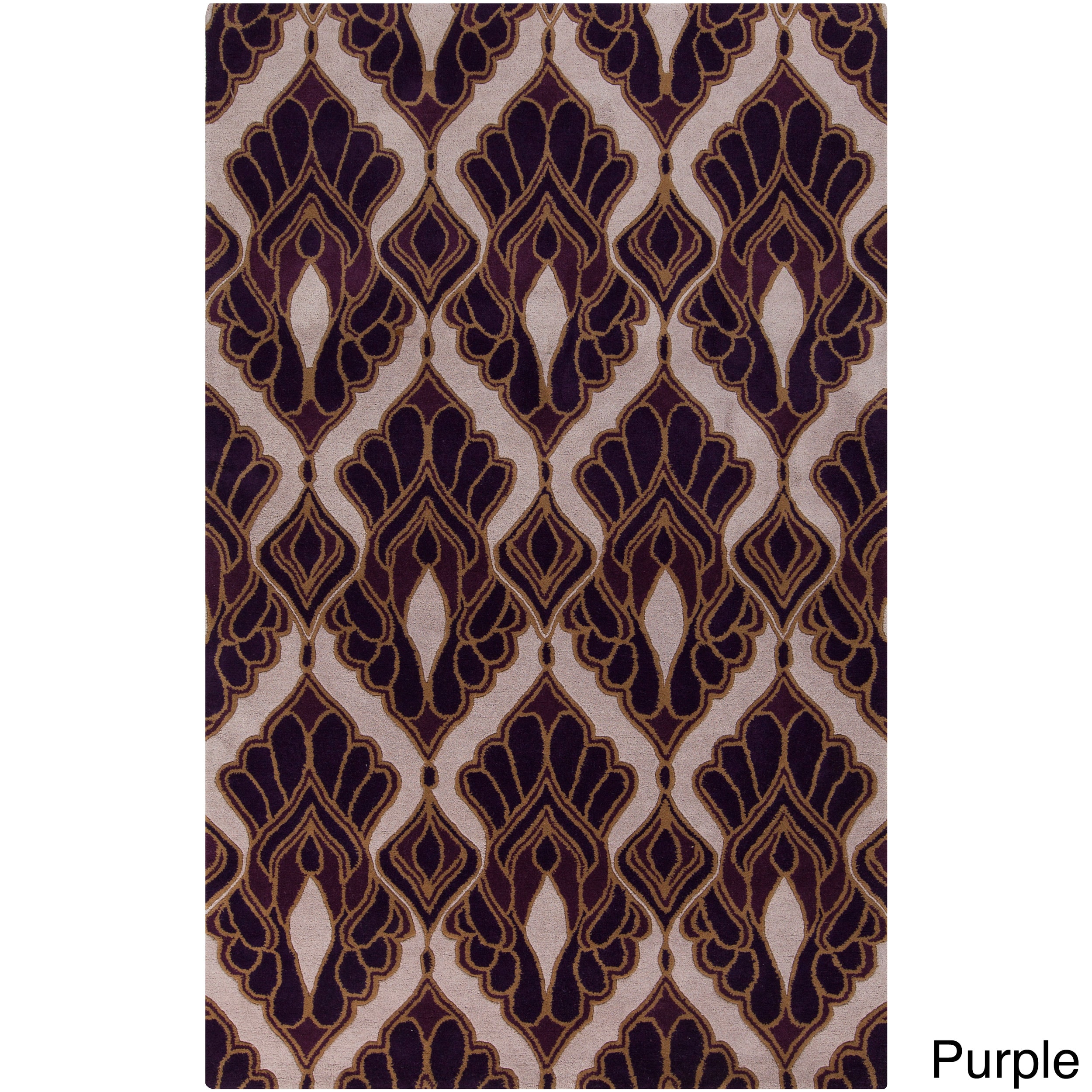 Hand tufted Malene B Destinations Geometric Wool Rug (8 X 11)