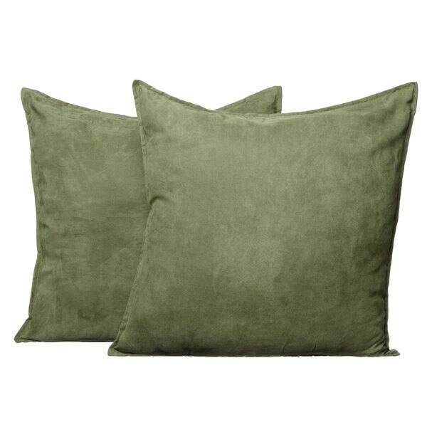 Shop Faux Suede 26 Inch Oversize Decorative Pillows Set Of 2