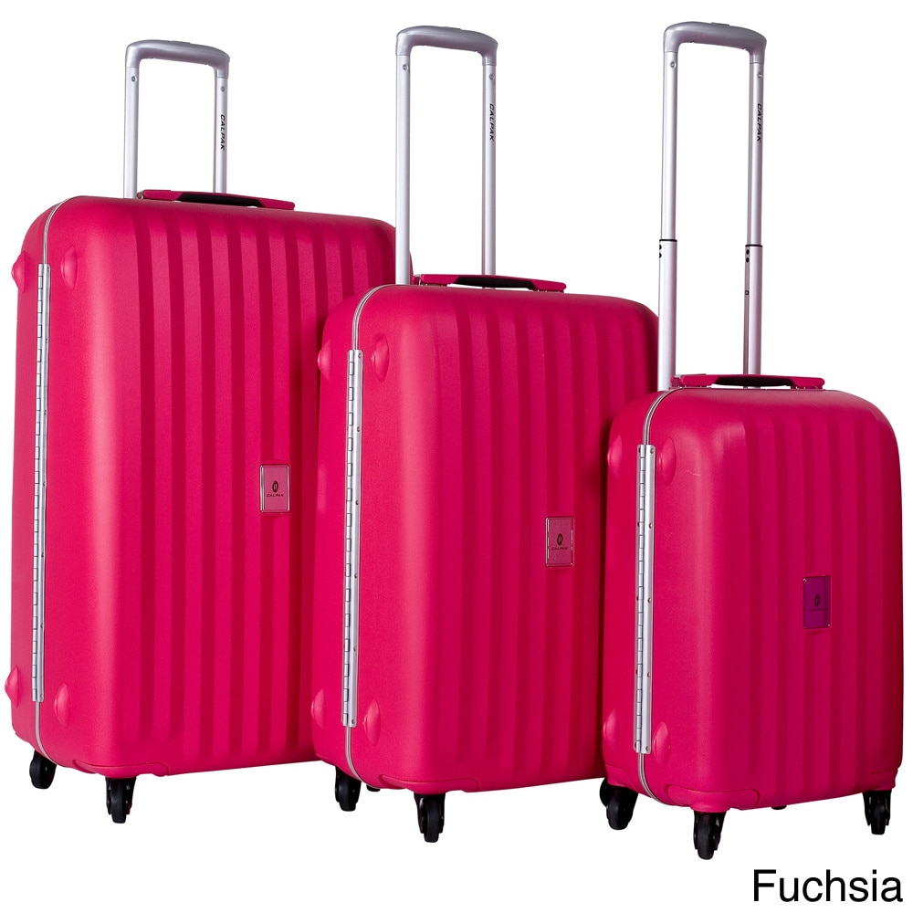 Calpak Lft3000 Festival 3 piece Polypropylene Spinner Luggage Set