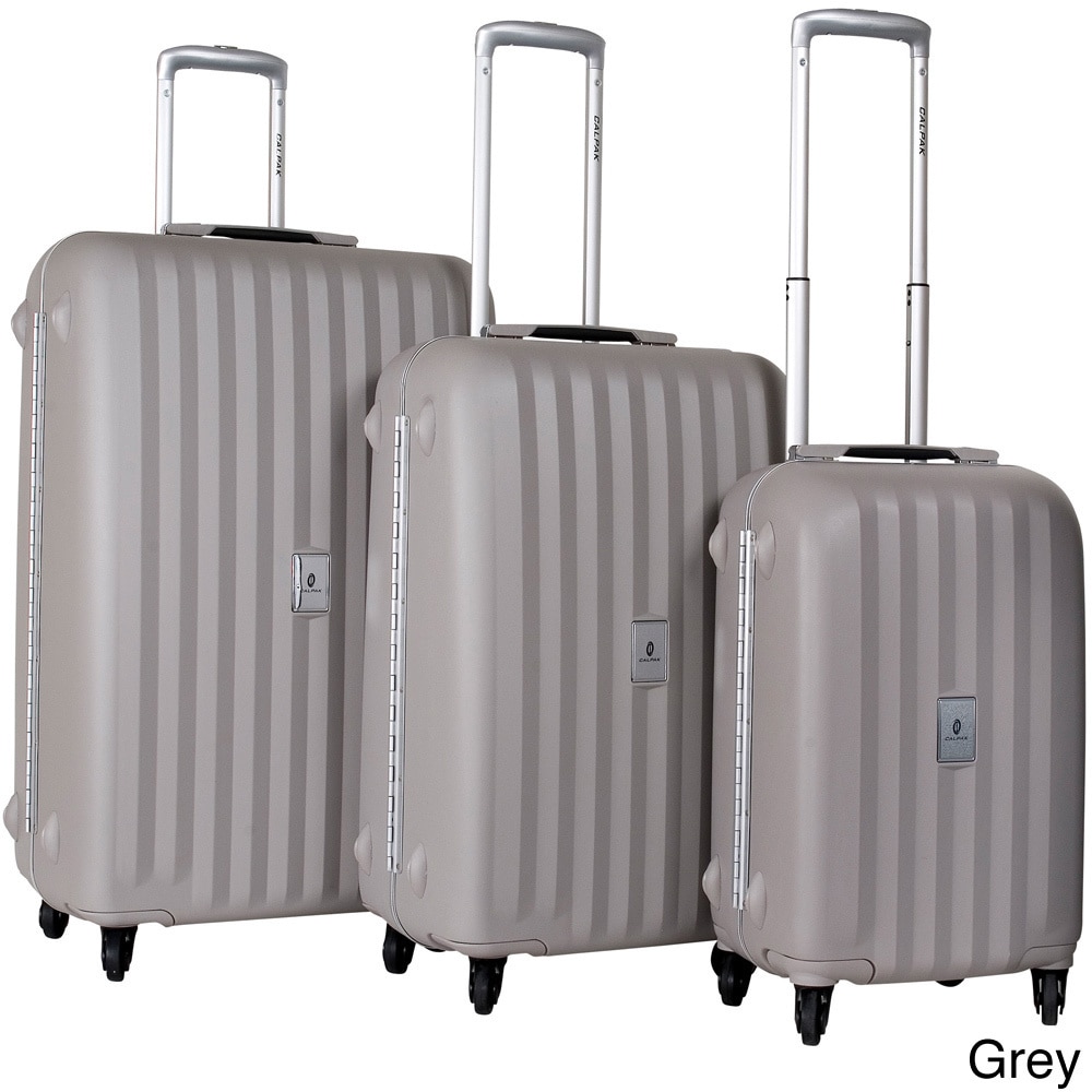 Calpak Lft3000 Festival 3 piece Polypropylene Spinner Luggage Set