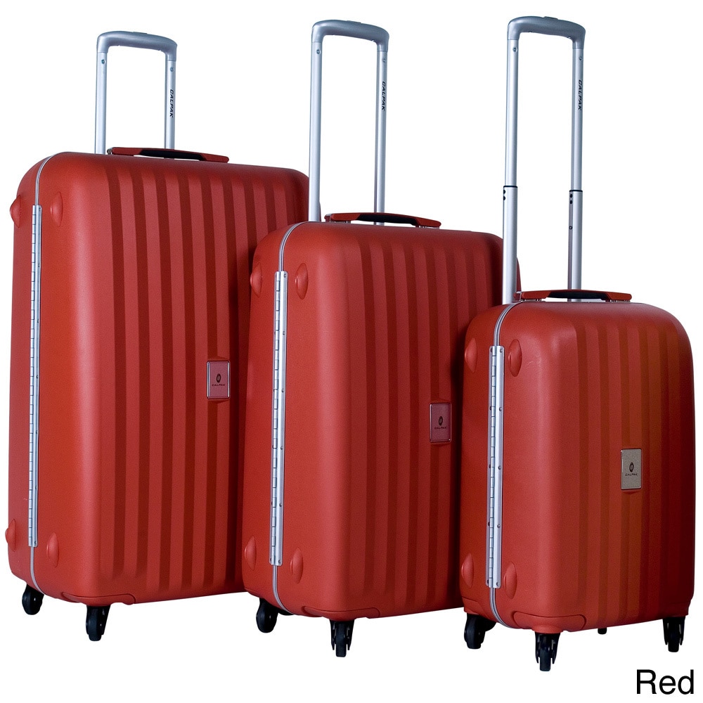 Calpak Lft3000 Festival 3 piece Polypropylene Spinner Luggage Set