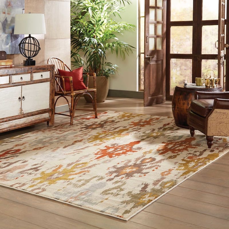 Style Haven Cassandra Tribal Ikat Area Rug