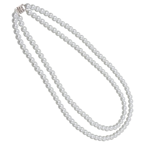 NEXTE Jewelry Double Strand Fresh Water Pearl Necklace NEXTE Jewelry Pearl Necklaces