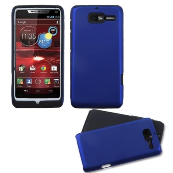 BasAcc Dark Blue Fusion Case for Motorola XT907 Droid Razr M