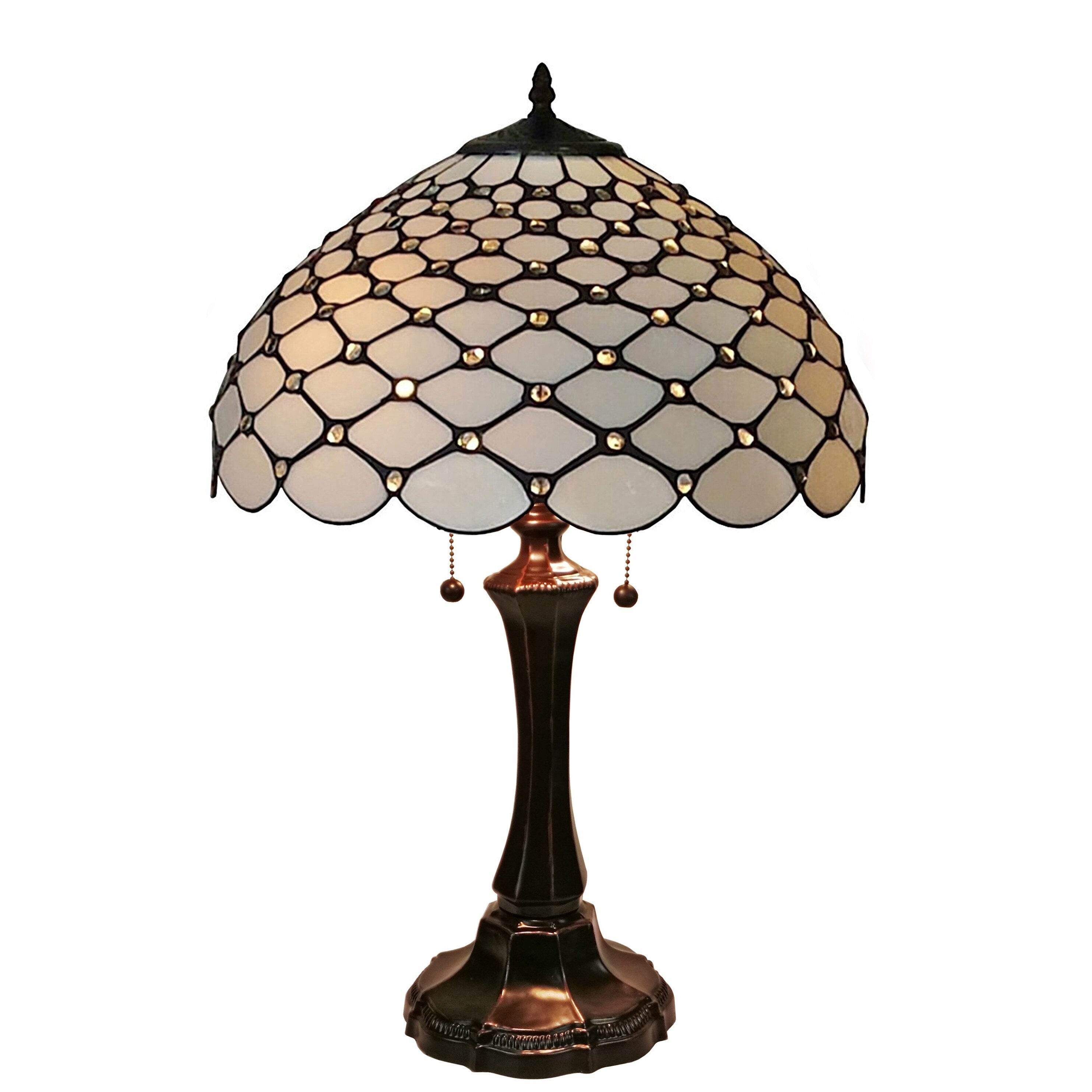 Amora Lighting Tiffany Style Chandelle Table Lamp Amora Lighting Tiffany Style Chandelle Table Lamp