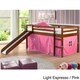 Shop Donco Kids Twin-size Tent Loft Bed with Slide - On ...