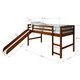 Donco Kids Twin-size Tent Loft Bed with Slide - Thumbnail 13