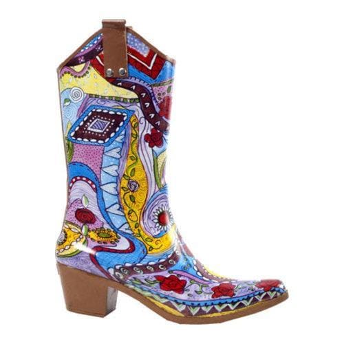 Women's RainBOPS Cowgirl Style Rain Boot Atzi - 14934548 - Overstock ...