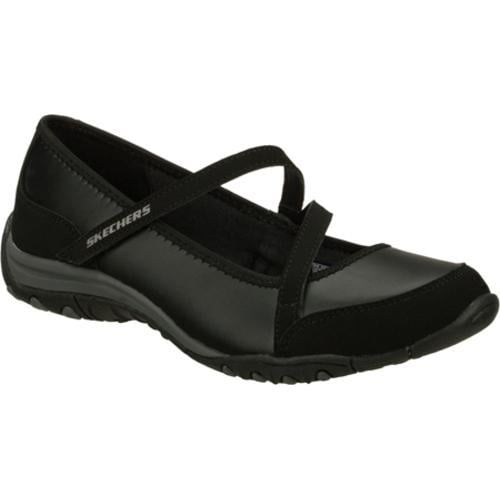 Womens Skechers Inspired Swept Away Black