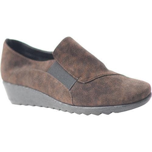 Women's The Flexx Run For It Brown Leopoldo The Flexx Wedges