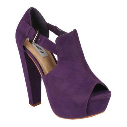 Womens Wild Diva Daisy 02 Purple Faux Suede Today $32.95