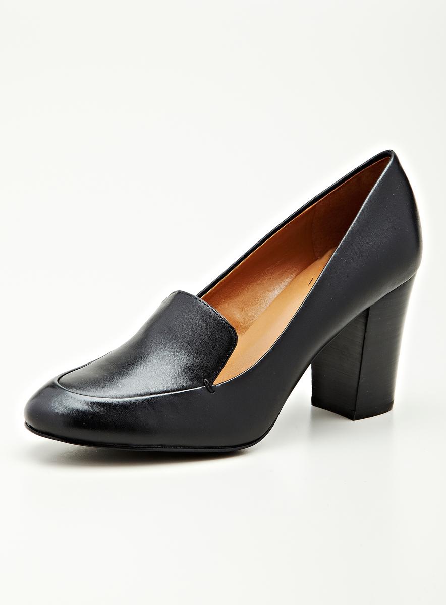 Tahari Fury Mid Heeled Loafer In Black Tahari ASL Heels