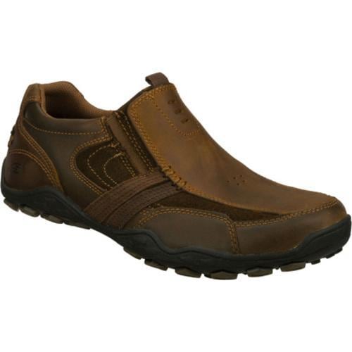 Men's Skechers Pebble Castor Brown Skechers Slip ons