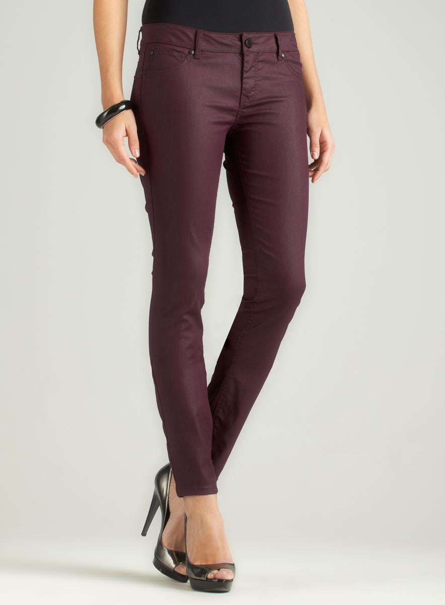 Tinseltown Metallic Coated Skinny