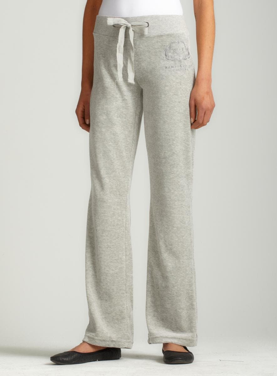 Romeo & Juliet Velour Pant In Heather Romeo & Juliet Lounge Pants