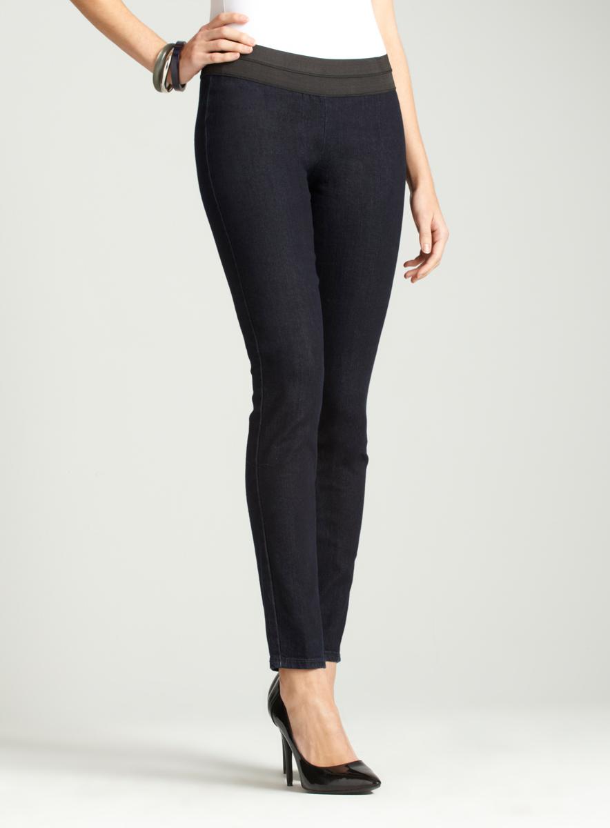 Seven7 Blue Pull On Jegging