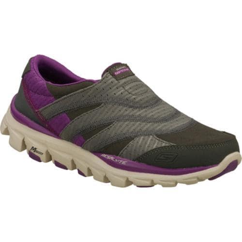 Womens Skechers GOride Recovery Gray/Purple