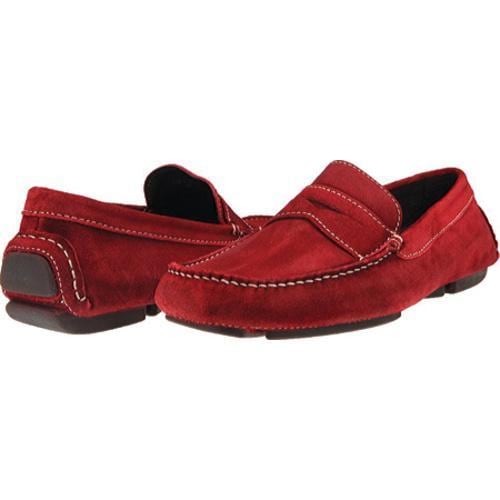 Mens Donald J Pliner Vinco DT Tomato Distress Sport Suede