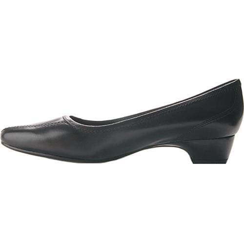 Women's Easy Spirit Ilene Black Leather Easy Spirit Slip ons