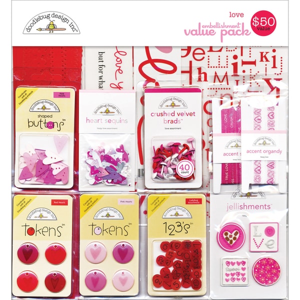 Embellishment Value Pack Love Doodlebug Other Embellishments