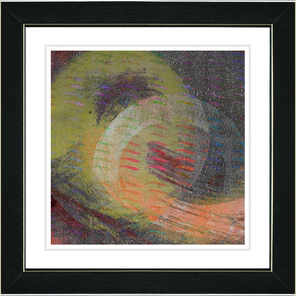 Studio Works Modern 'Rising Star - Orange' Framed Art Print