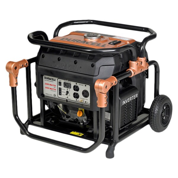 Duracell 3000-watt Peak 4-stroke Compact Inverter Generator - Free ...