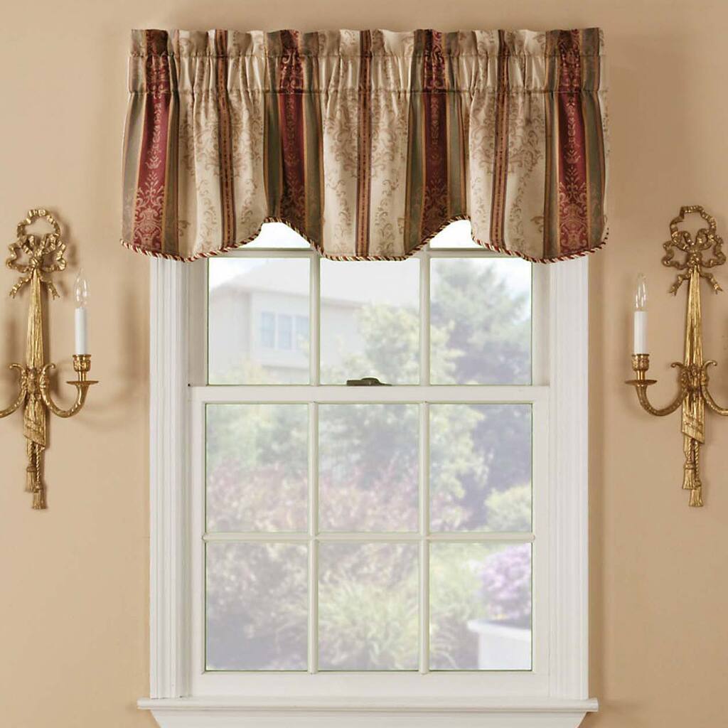 Tuscan Rod Pocket Valance Pair